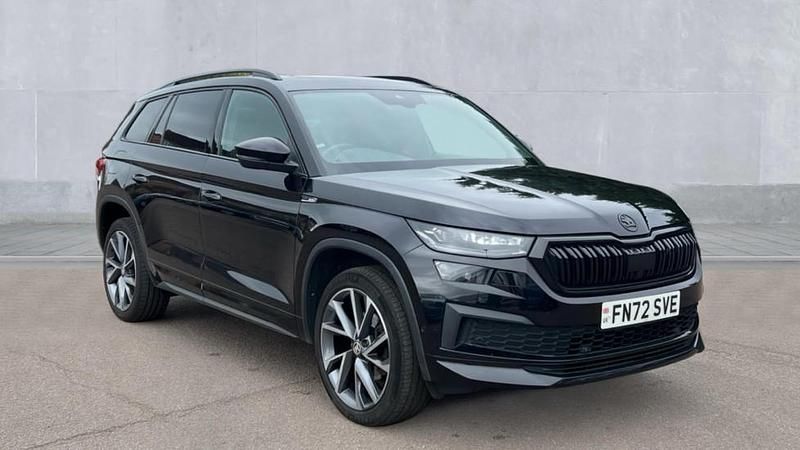 Used Skoda Kodiaq SportLine 150 HP (110 kW) 2022 Black SUV