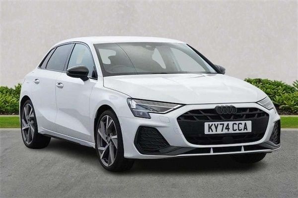 White Used 2024 Audi A3 Black Edition Hatchback | £31,133 (Expensive) - Image 1/4
