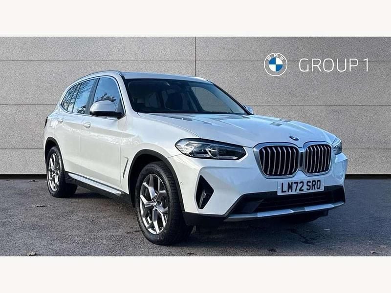 White Used 2022 BMW X3 xLine SUV | £33,375 (Good price) - Image 1/4