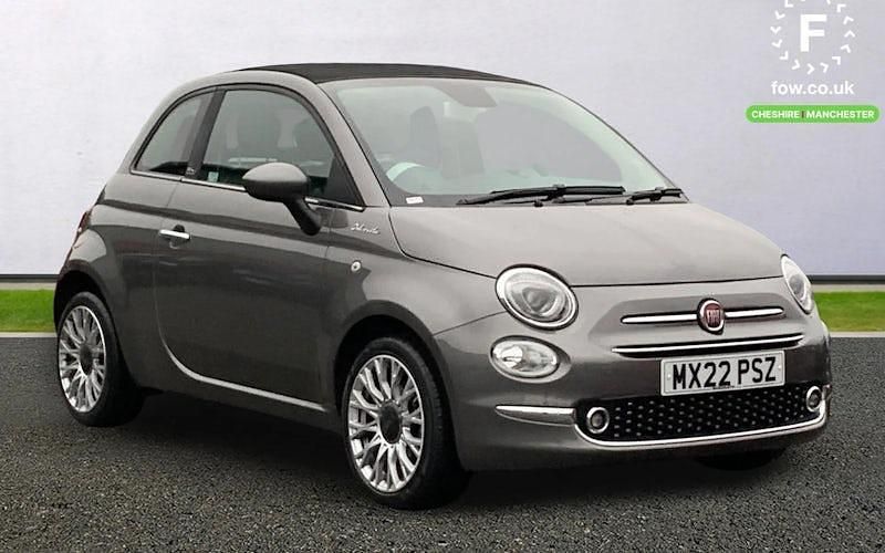 Grey Used 2022 Fiat 500C Dolcevita Cabriolet | £10,699 (Good price) - Image 1/4
