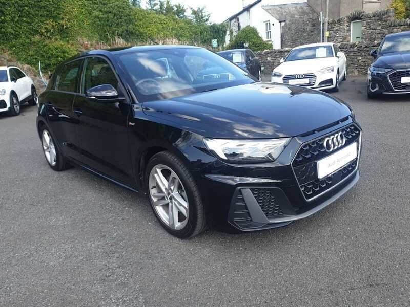 Used Audi A1 S-Line 116 HP (85 kW) 2019 Black Hatchback