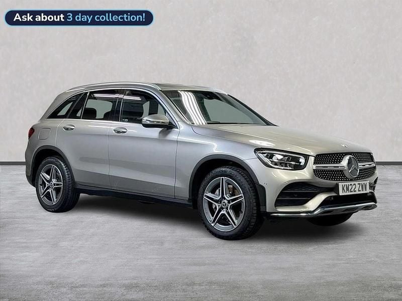 Silver Used 2022 Mercedes GLC220 AMG line Estate | £27,999 (Fair price) - Image 1/4