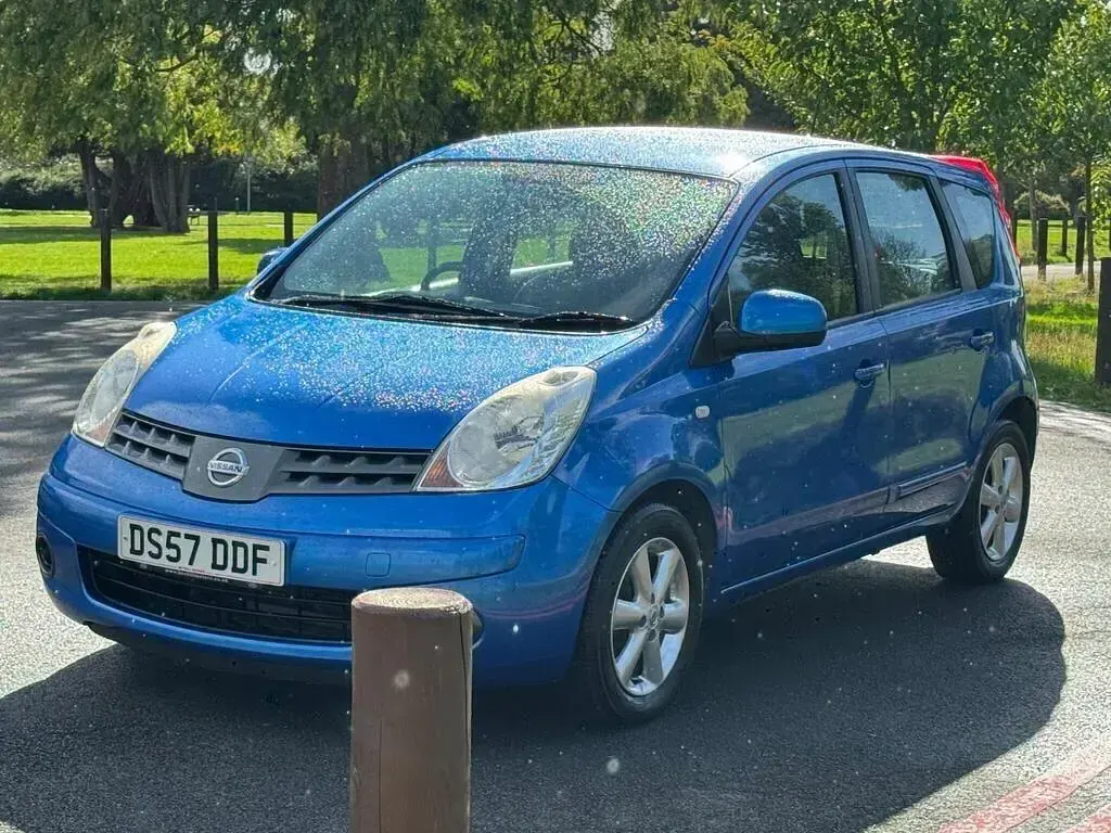 Used Nissan Note Acenta 110 HP (80 kW) 2007 Blue Hatchback