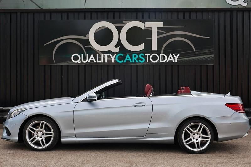 Used Mercedes E350 AMG 252 HP (185 kW) 2013 Silver Cabriolet