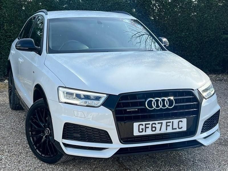 Used Audi Q3 Black Edition 180 HP (132 kW) 2017 White SUV