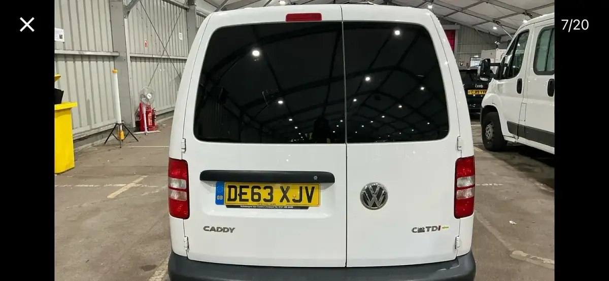 Used VW Caddy Startline 102 HP (75 kW) 2013 White MPV