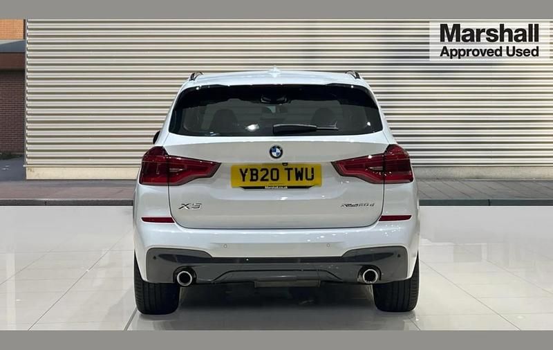 Used BMW X3 M Sport 187 HP (137 kW) 2020 White SUV