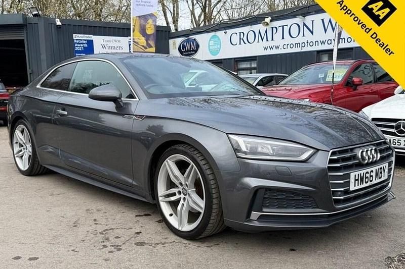 Used Audi A5 S-Line 190 HP (139 kW) 2016 Grey Coupe