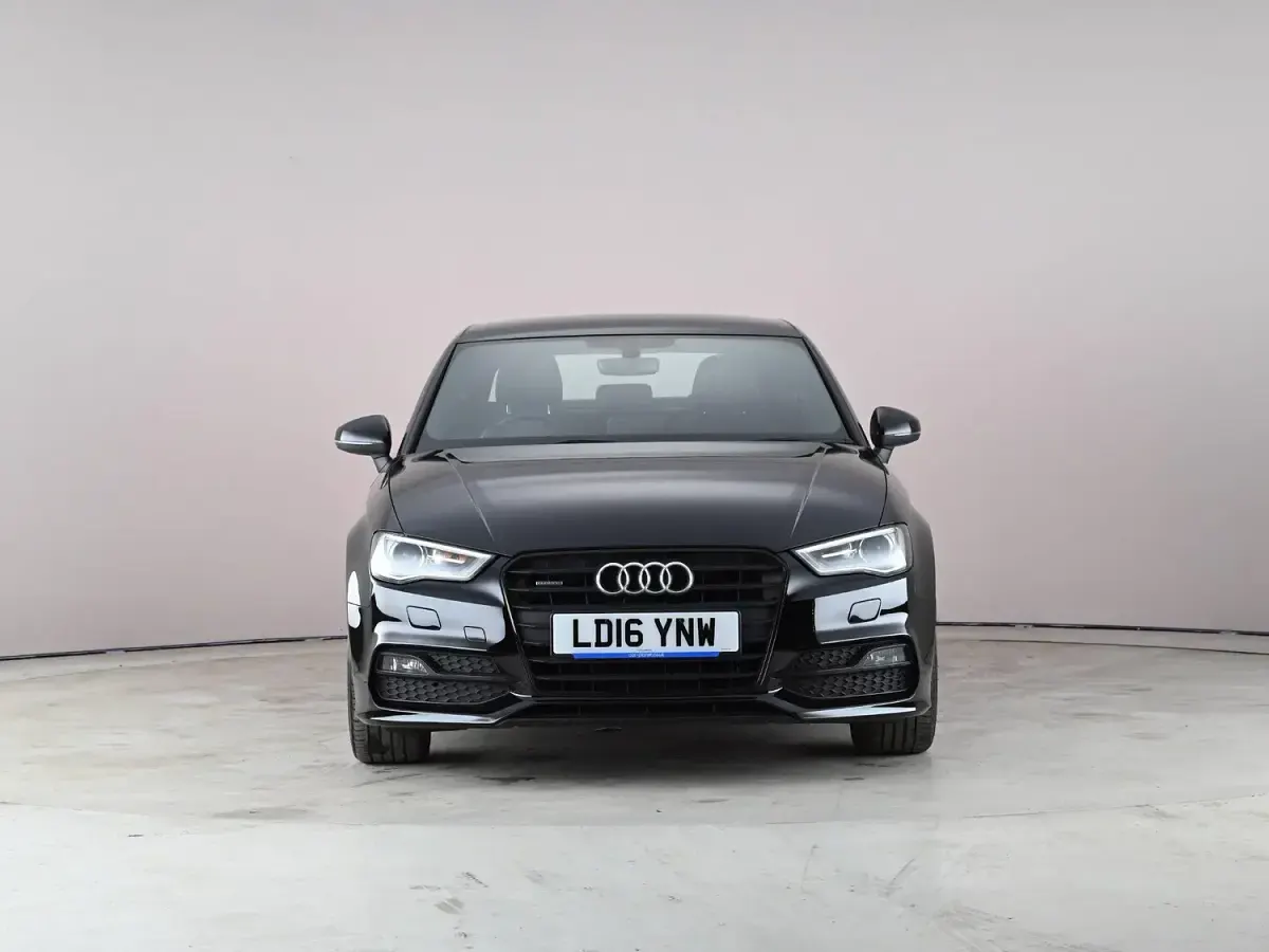 Used Audi A3 S-Line 180 HP (132 kW) 2016 Black Sedan