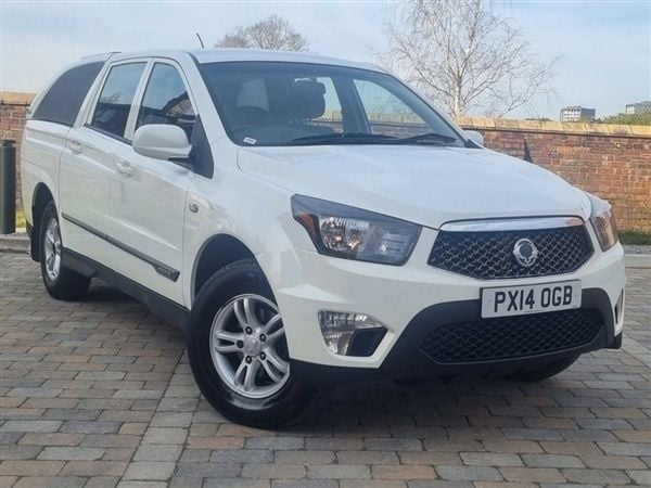 White Used 2014 Ssangyong Korando Pickup | £5,295 (Good price) - Image 1/1