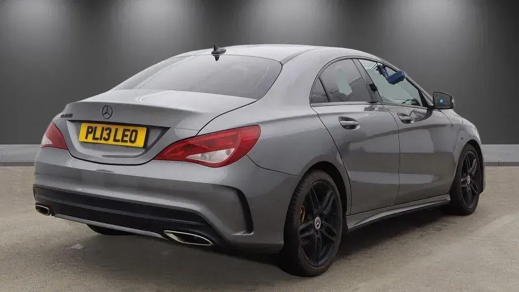Used Mercedes CLA180 AMG line 122 HP (89 kW) 2018 Grey Coupe
