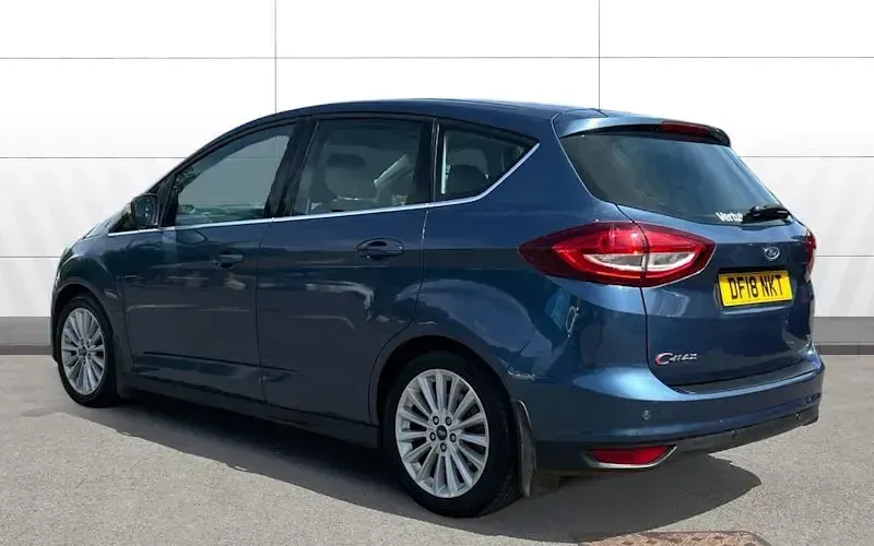 Used Ford C-MAX Titanium 125 HP (91 kW) 2018 Blue MPV