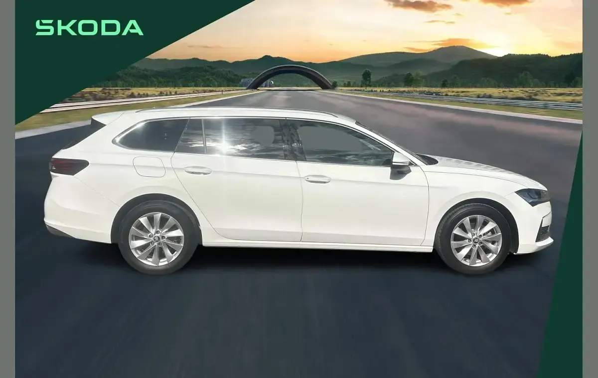 New Skoda Superb SE Technology 150 HP (110 kW) 2026 White Estate