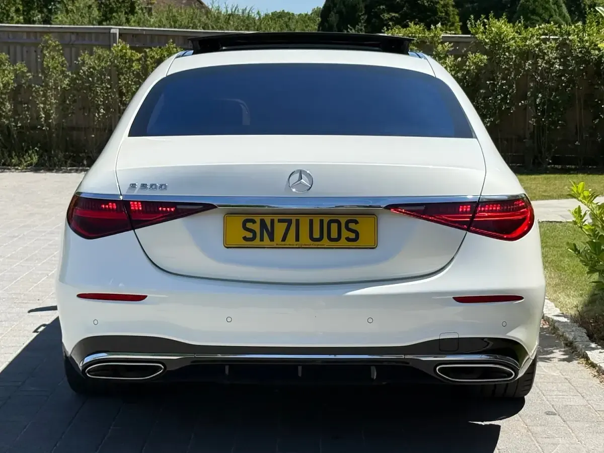 Used Mercedes S500L AMG line 2021 White Sedan