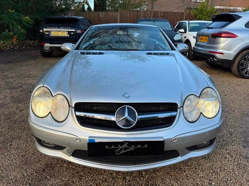 Used Mercedes SL55 AMG AMG 500 HP (367 kW) 2003 Silver Cabriolet