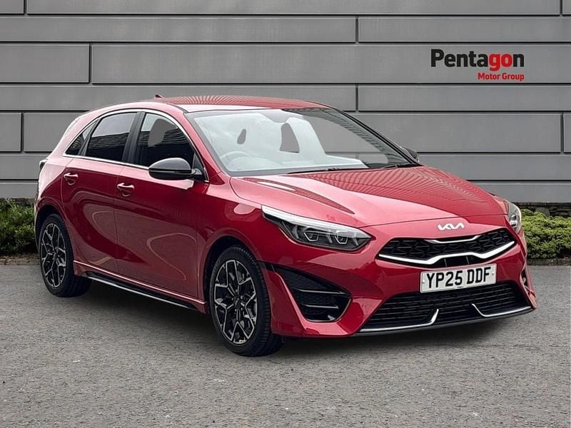 Red Used 2025 Kia Ceed GT-Line Hatchback | £20,210 (Fair price) - Image 1/4