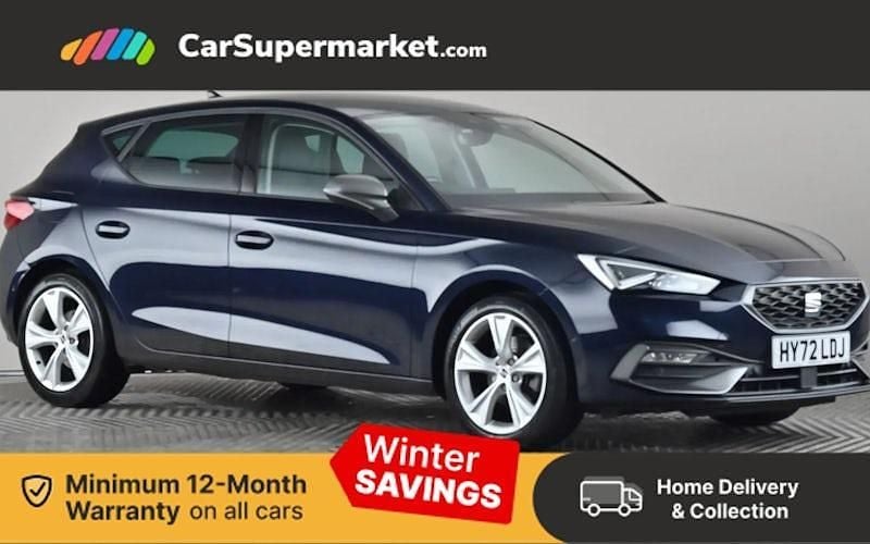 Blue Used 2022 Seat Leon FR Hatchback | £15,176 (Fair price) - Image 1/3