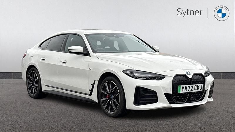 Used BMW i4 M Sport 246 kW (335 HP) 2022 White Sedan