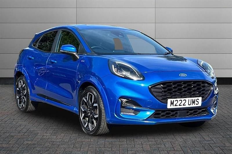 Desert island blue Used 2021 Ford Puma ST-Line X Hatchback | £15,700 (Fair price) - Image 1/3