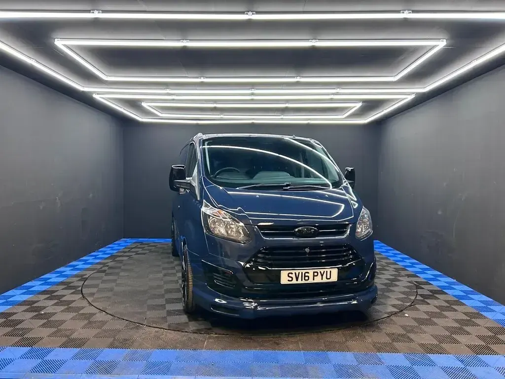 Used Ford Transit Custom Trend 130 HP (95 kW) 2017 Blue Van
