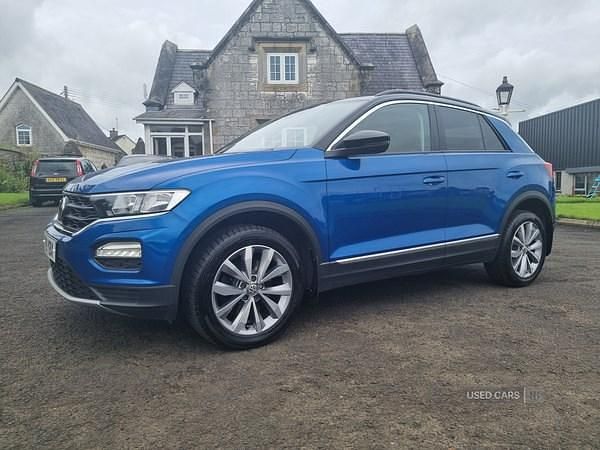 Used VW T-Roc Design 150 HP (110 kW) 2019 Blue SUV