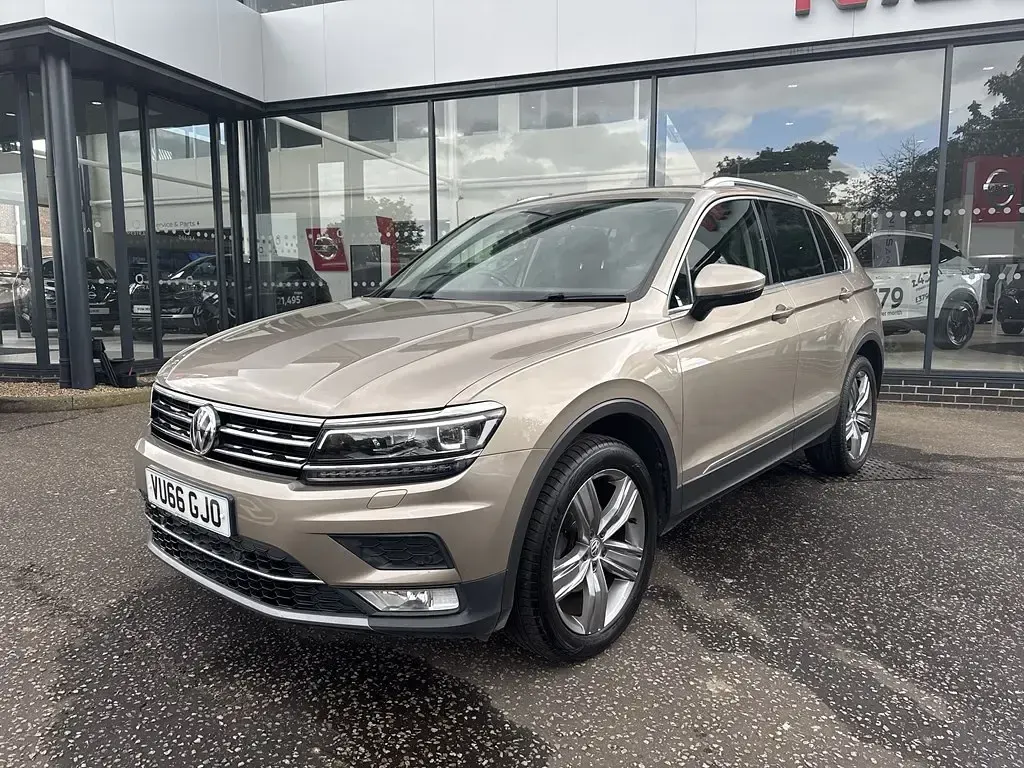 Used VW Tiguan SEL 2016 Beige SUV