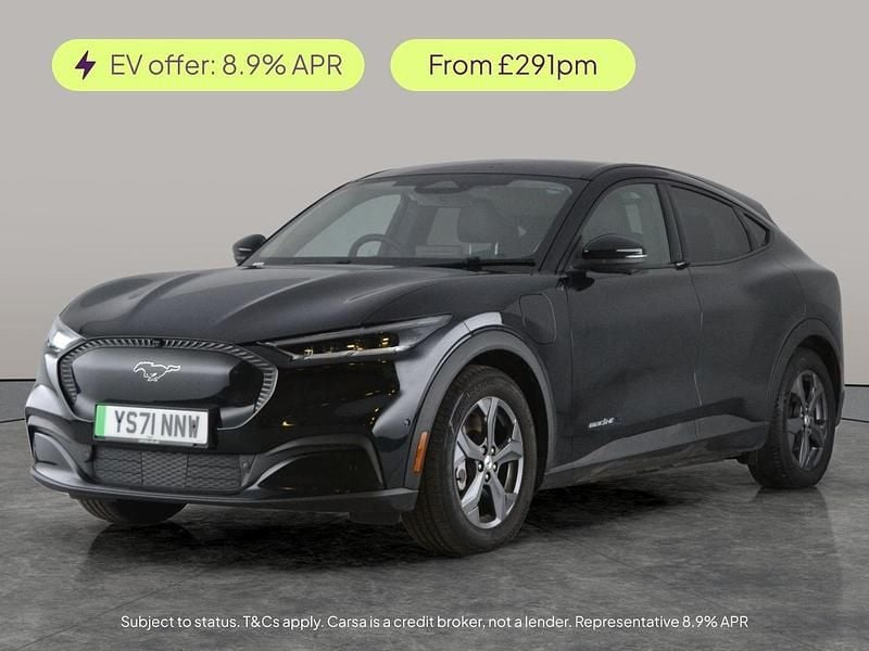 Black Used 2021 Ford Mustang Mach-E Extended Range SUV | £19,437 (Good price) - Image 1/2