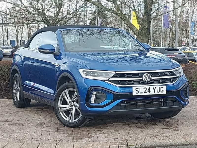 Used VW T-Roc Cabriolet R-line 150 HP (110 kW) 2024 Blue Cabriolet