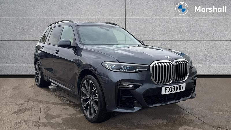 Arctic grey Used 2019 BMW X7 M Sport SUV | £39,807 (Fair price) - Image 1/4