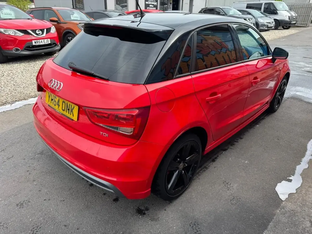 Used Audi A1 S-Line 105 HP (77 kW) 2014 Red Hatchback