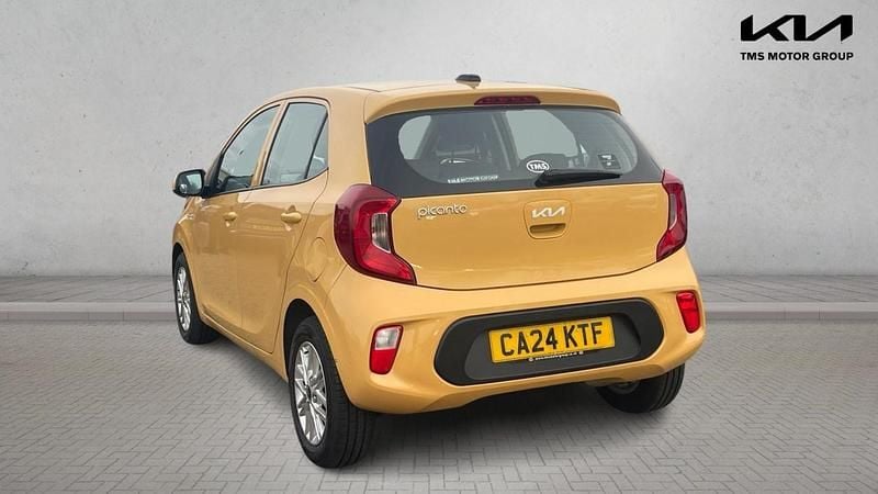Used Kia Picanto 2024 Yellow Hatchback