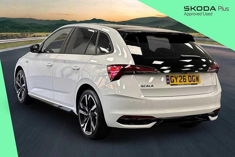 New Skoda Scala Monte Carlo 150 HP (110 kW) 2026 Moon white metallic Hatchback