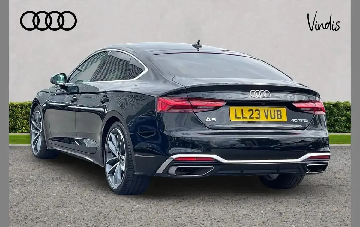 Used Audi A5 S-Line 200 HP (147 kW) 2023 Black Coupe