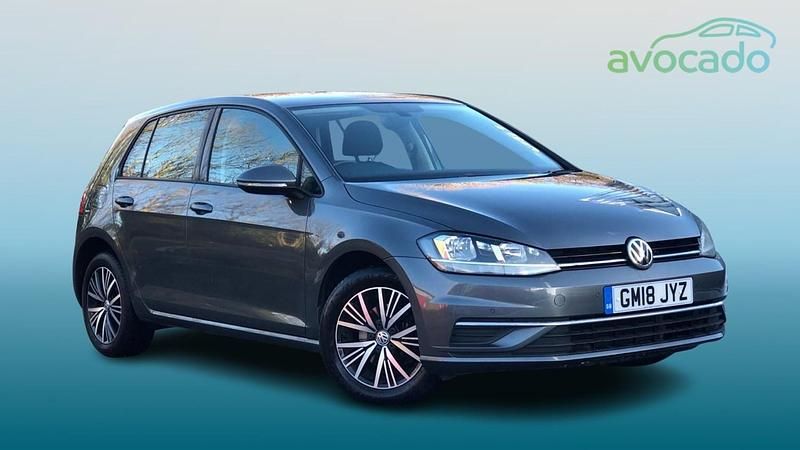 Grey Used 2018 VW Golf VII SE Hatchback | £11,495 (Fair price) - Image 1/4