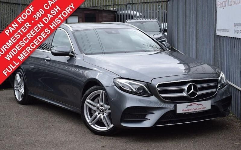 Used Mercedes E220 AMG line 194 HP (142 kW) 2019 Grey Estate
