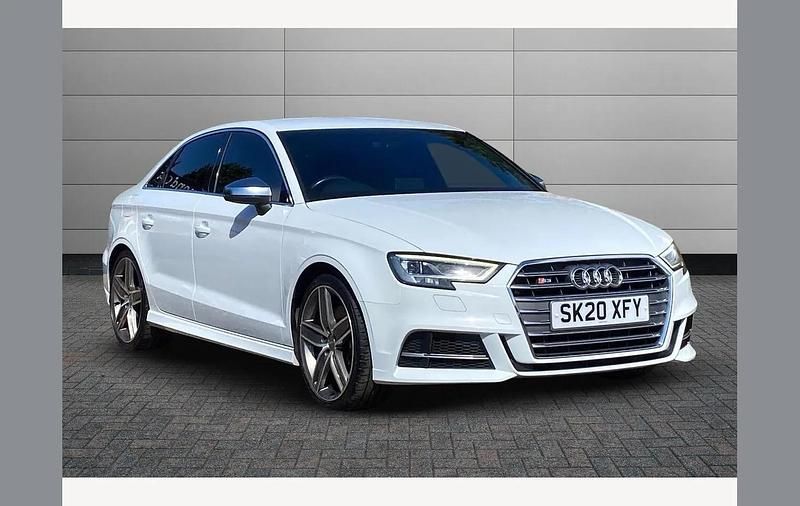White Used 2020 Audi S3 Sport Sedan | £24,950 (Fair price) - Image 1/4