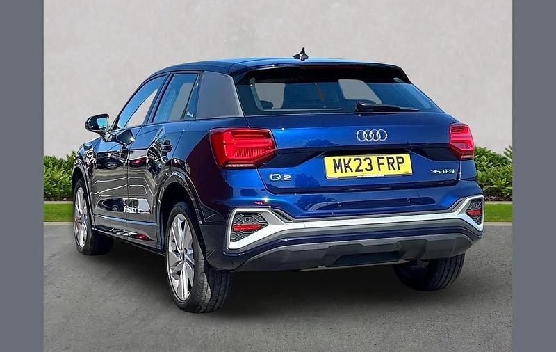 Begagnad Audi Q2 S-Line 147 HK (108 kW) 2023 Blå SUV
