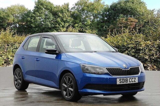 Race blue metallic Used 2018 Skoda Fabia Colour Edition Hatchback | £7,990 (Fair price) - Image 1/4