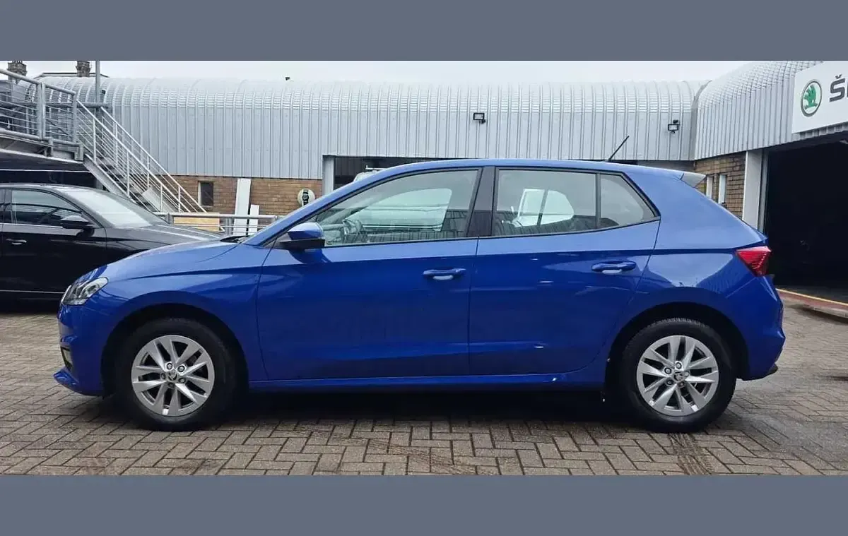 Used Skoda Fabia Comfort 95 HP (69 kW) 2022 Blue Hatchback