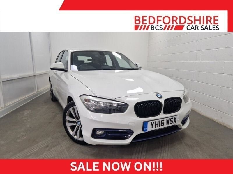 White Used 2016 BMW 116 Sport Line Hatchback | £7,435 (Good price) - Image 1/4