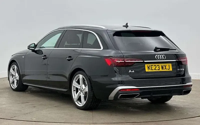 Used Audi A4 S-Line 150 HP (110 kW) 2023 Black Estate