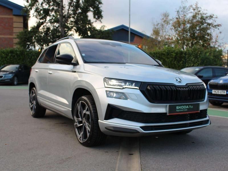 Silver Used 2025 Skoda Karoq SportLine SUV | £26,684 (Good price) - Image 1/4