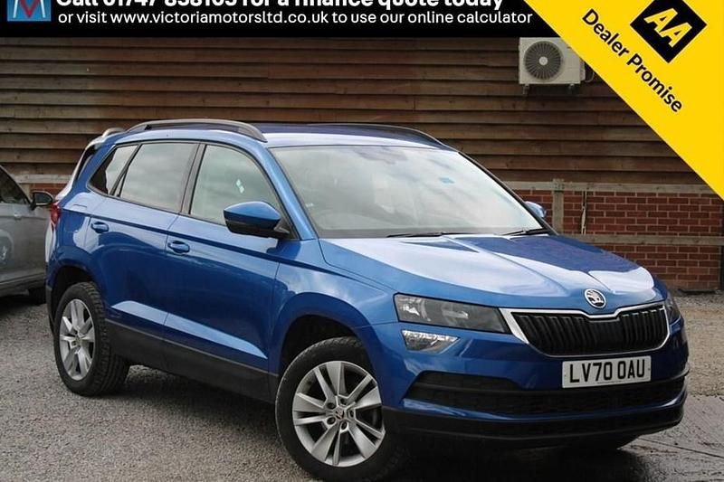 Blue Used 2020 Skoda Karoq SE Technology SUV | £17,995 (Good price) - Image 1/1