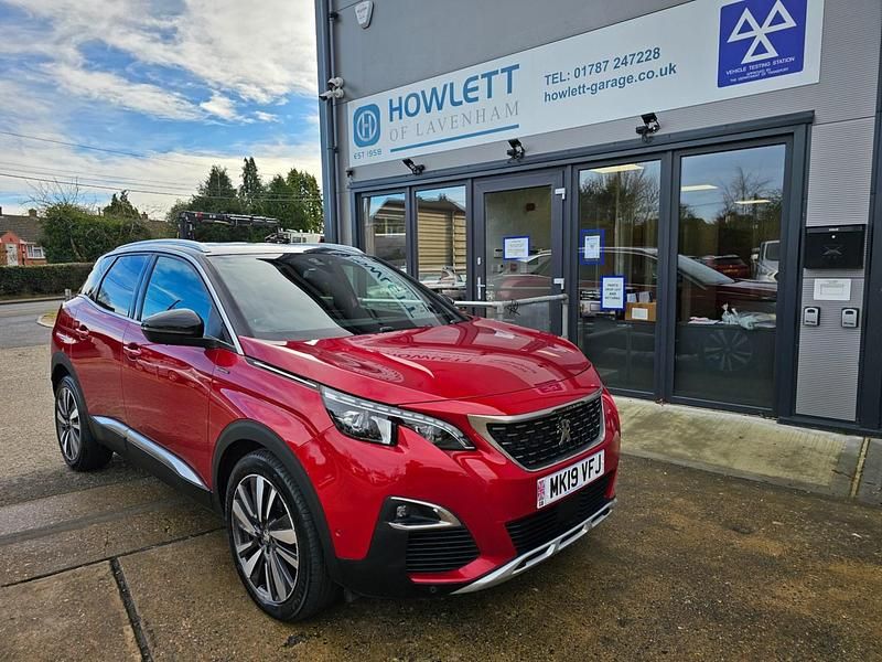 Red Used 2019 Peugeot 3008 Premium Hatchback | £12,995 (Fair price) - Image 1/4