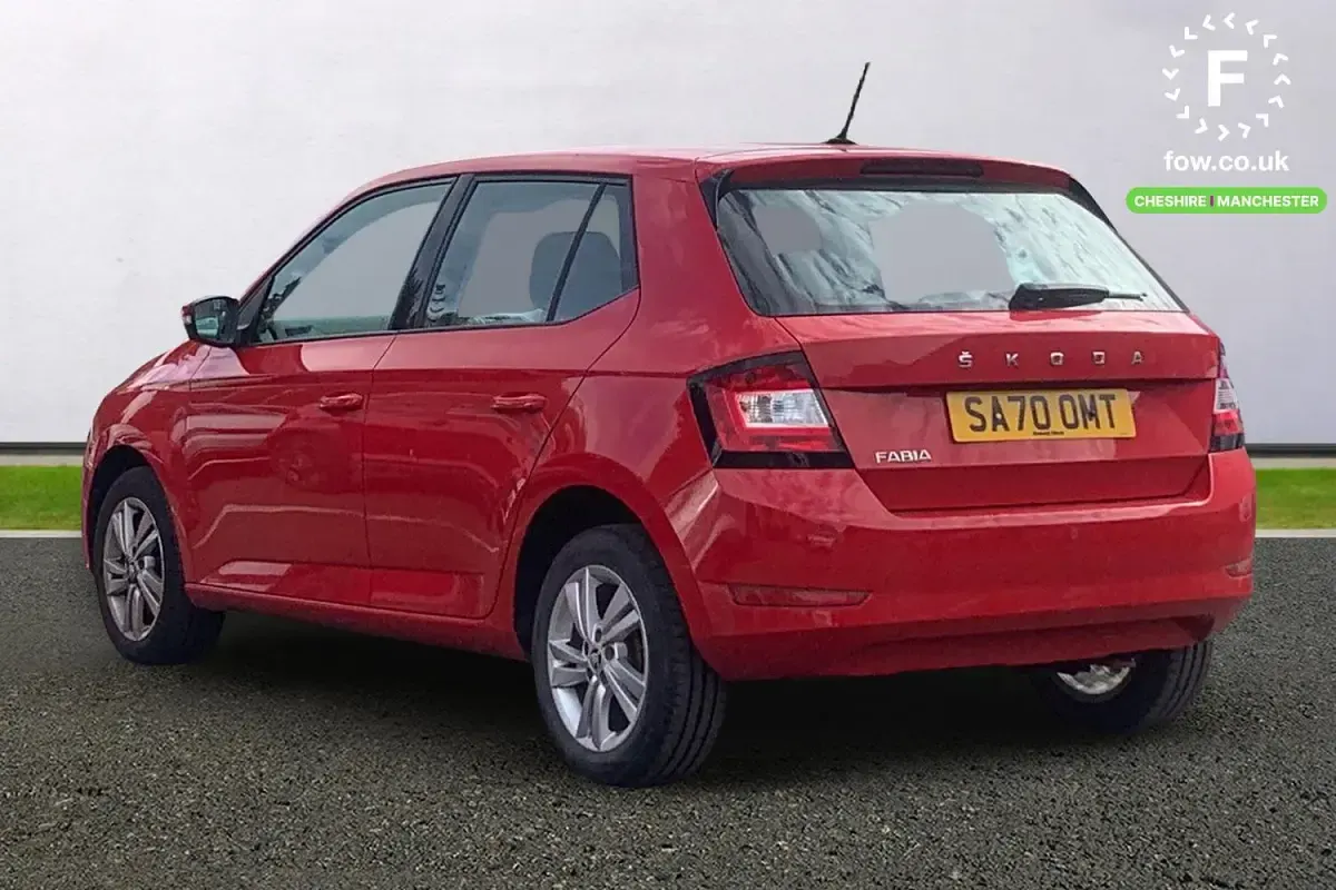 Used Skoda Fabia SE 60 HP (44 kW) 2020 Red Hatchback
