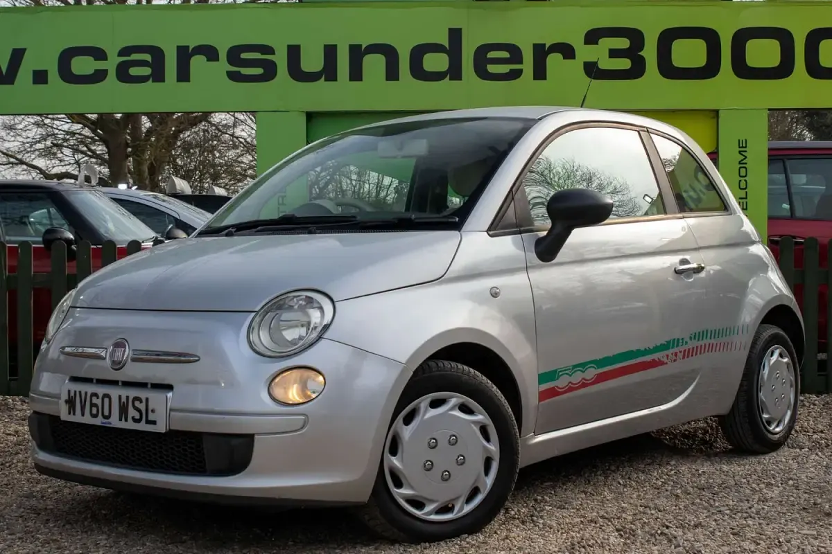 Used Fiat 500 Pop 69 HP (50 kW) 2010 Silver Hatchback