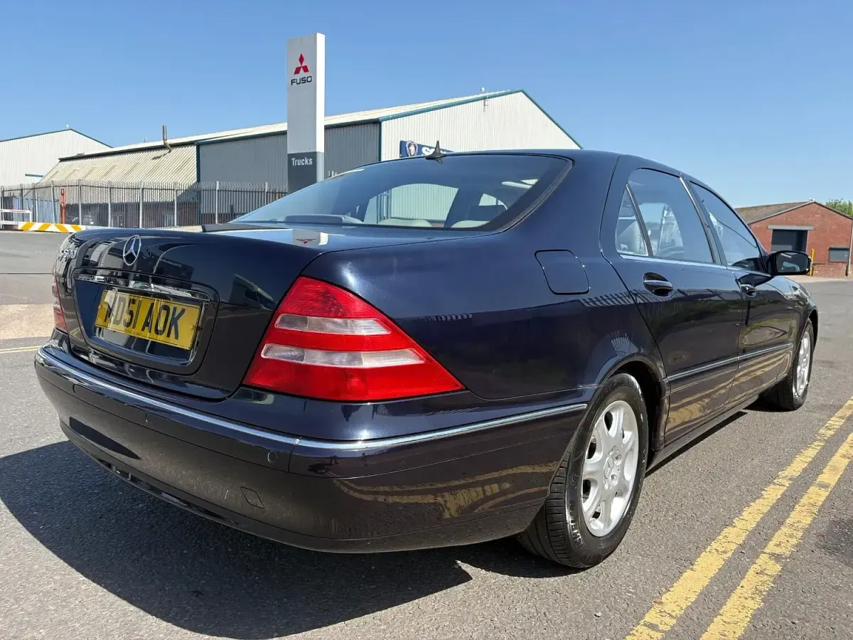 Used Mercedes S500L 297 HP (218 kW) 2001 Blue Sedan