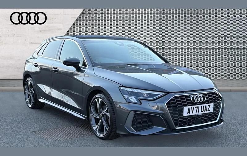 Used Audi A3 S-Line 150 HP (110 kW) 2021 Grey Sedan