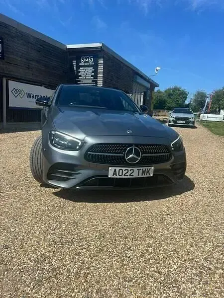 Used Mercedes E220 AMG line 2022 Grey Sedan