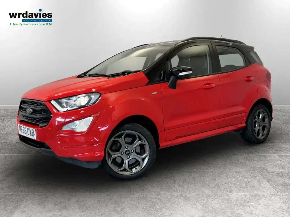 Used Ford Ecosport ST-Line 125 HP (91 kW) 2018 Red SUV
